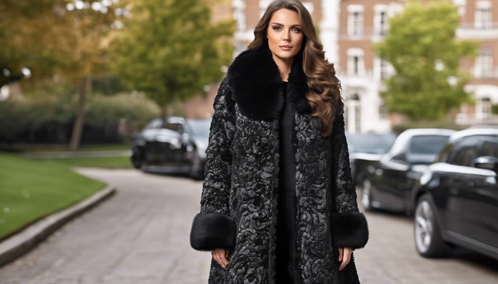 sumptuous persian lamb coat